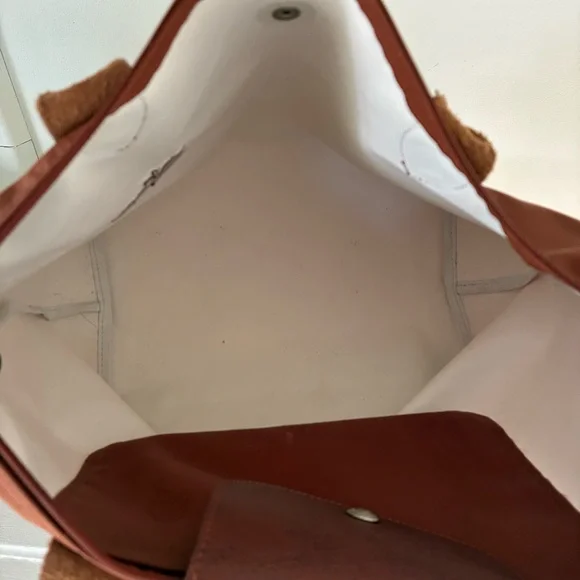 Longchamp Le Pliage Medium Tote Bag Cognac - Picture 12 of 12